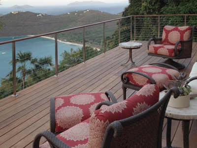 Stainless steel railings require less work from you, image.