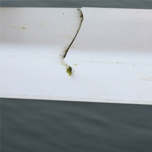 Vinyl Patio Rail from a Competitor