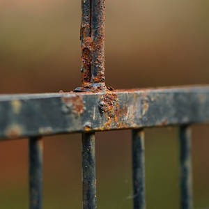 Wrought Iron Patio Rail from a Competitor
