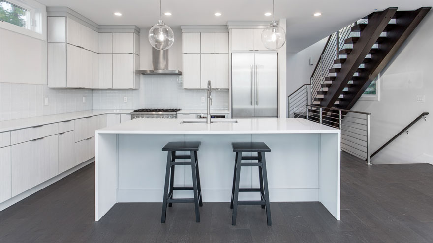 Modern Interior with an Olympus Bar Railing by AGS Stainless