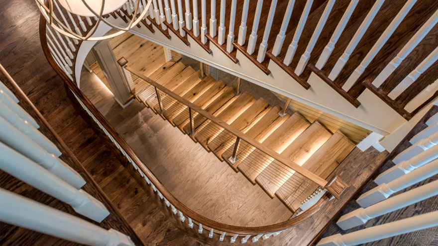 Traditional Interior with a Rainier Cable Railing by AGS Stainless
