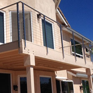 Balcony Cable Rail by AGS Stainless