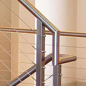180 Degree Round Handrail Transition