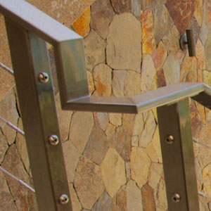 90 Degree Flat Handrail Transition
