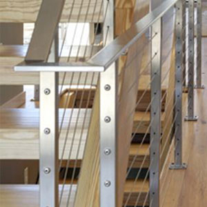 Flat Handrail by AGS Stainless