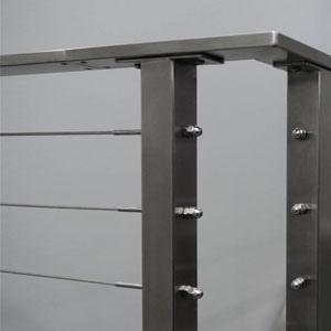 Powder Coated Cable Rail by AGS Stainless