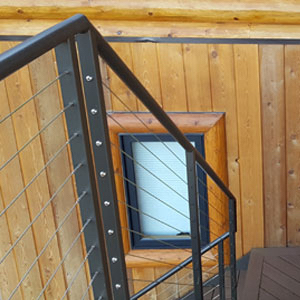 Rustic Cable Rail by AGS Stainless