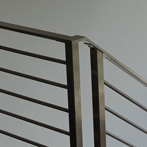 90 Degree Flat Handrail Transition