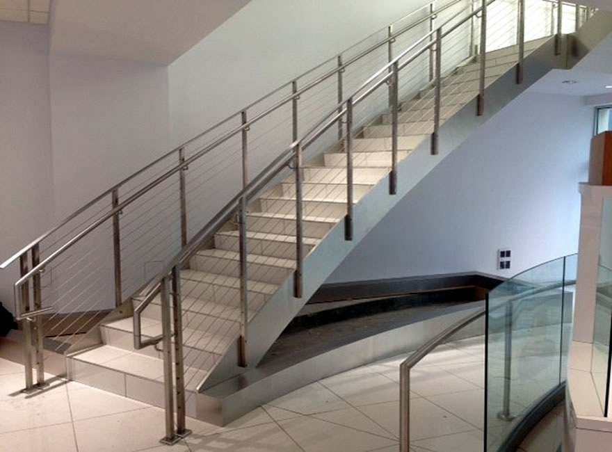 Handrail Extension Returning to the Post