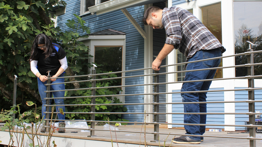 Brandon Schmahl, railing expert and sales manager at AGS Stainless.