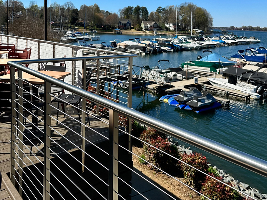AGS Stainless manufactures all its products from marine-grade stainless, perfect for outdoor railing systems in coastal locations.