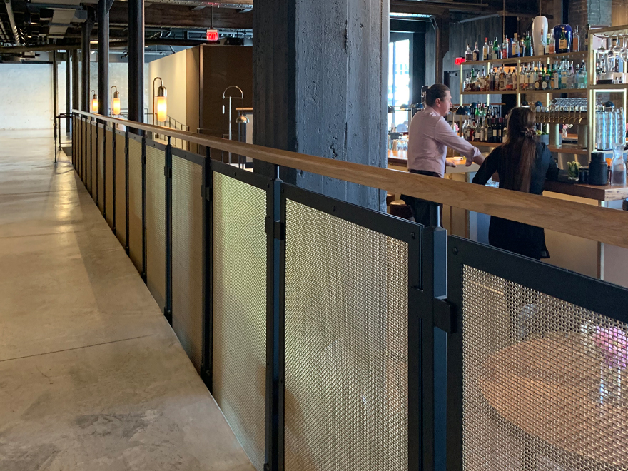 Commercial glass railing and residential glass railing are built to the same high quality.