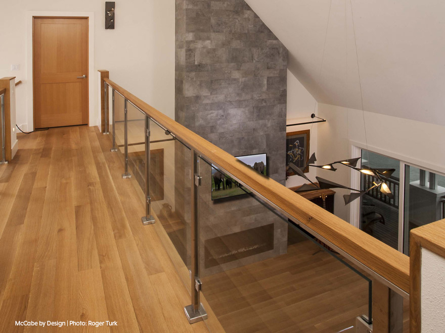 Glass railing upgrade.